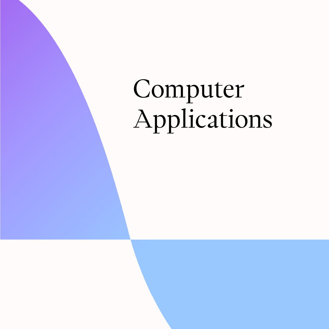 Cover for *Coming Soon: Computer Applications Course